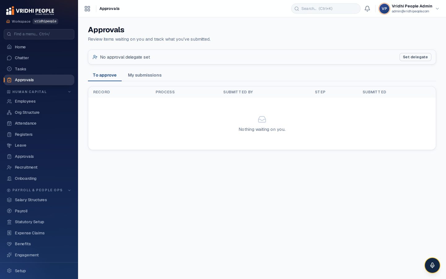 Approvals: everything waiting on you